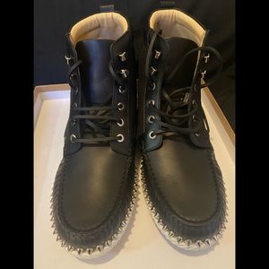 Christian Louboutin Red Bottoms Studded Sneakers